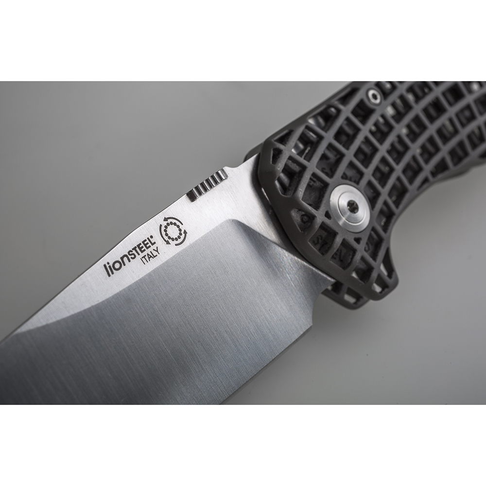 Складной нож Lion Steel TiDust, сталь Sleipner, твердость 61HRC,технология DMLS