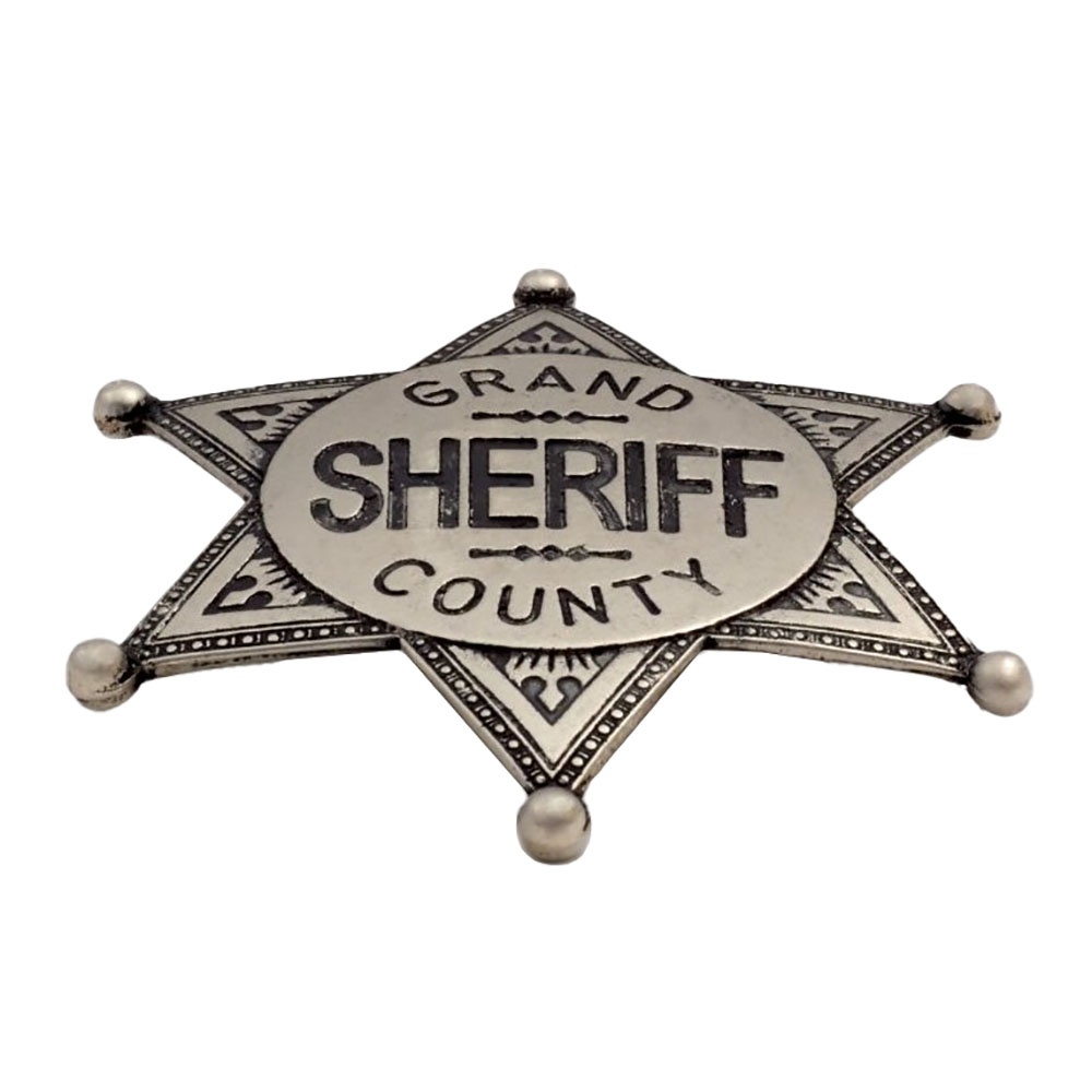 Значок шерифа (шестиконечная звезда), никель