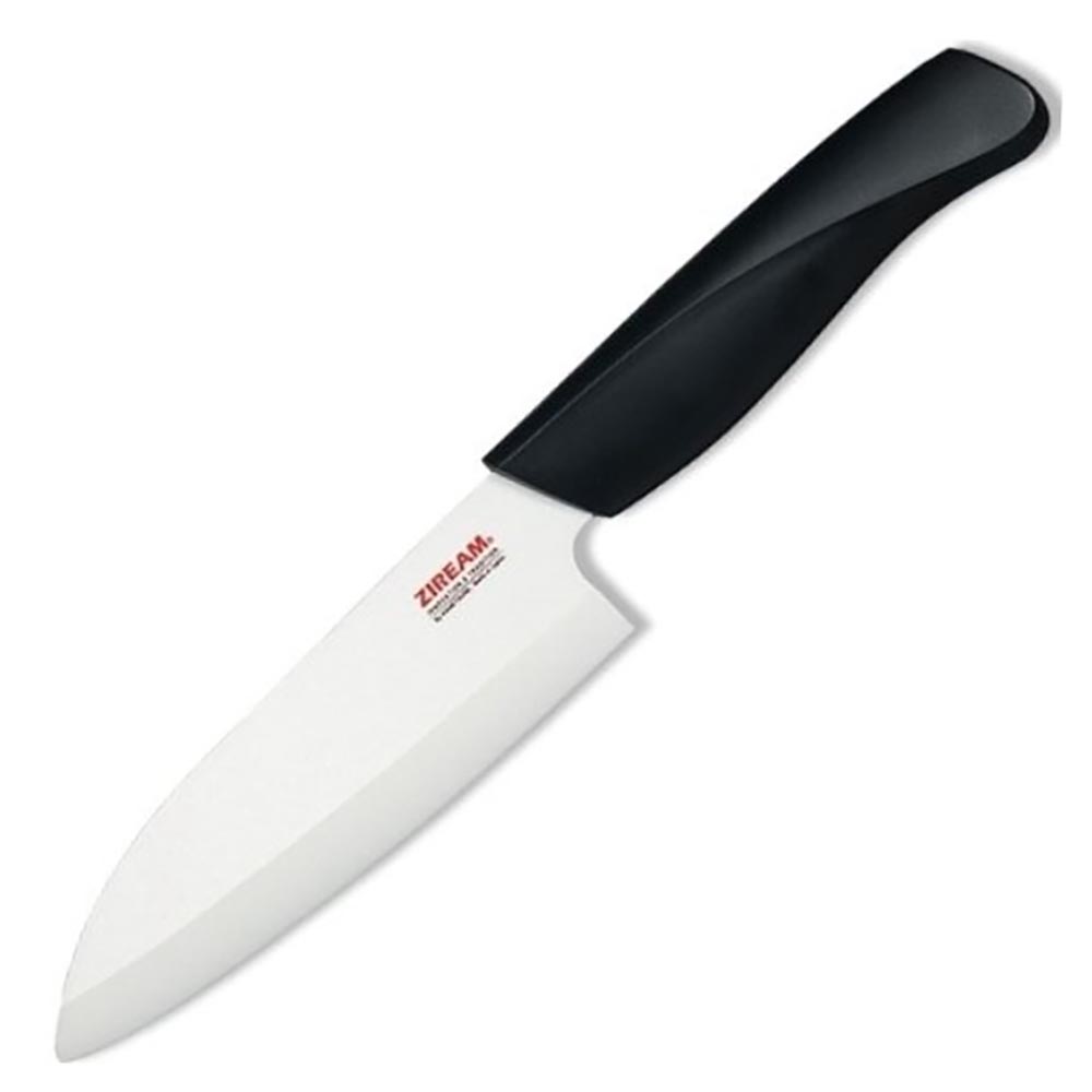 Нож-сантоку " Ziream" с фиксированным клинком, керамический, размер средний, рукоять противоударная