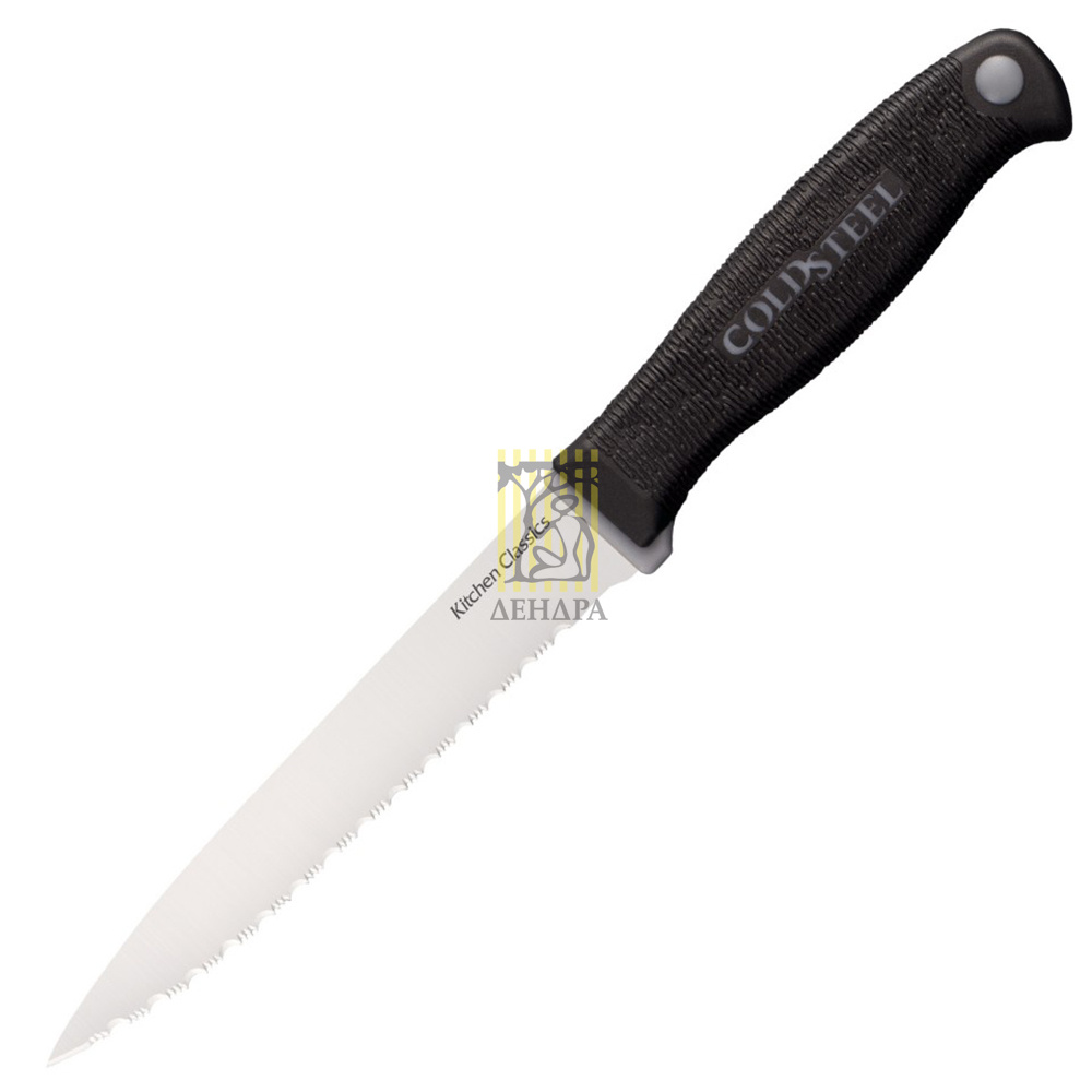 Нож Steak Knife с фиксированным клинком, сталь German 4116, длина клинка 4 5/8", рукоять пластик Kra
