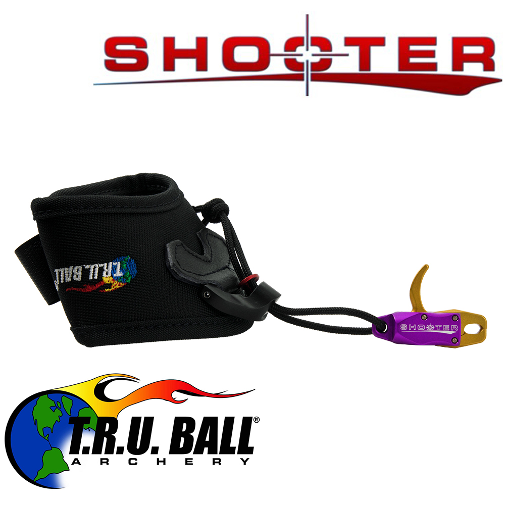 Релиз SHOOTER для стрельбы из лука на липучке, цвет фиолетовый, размер L