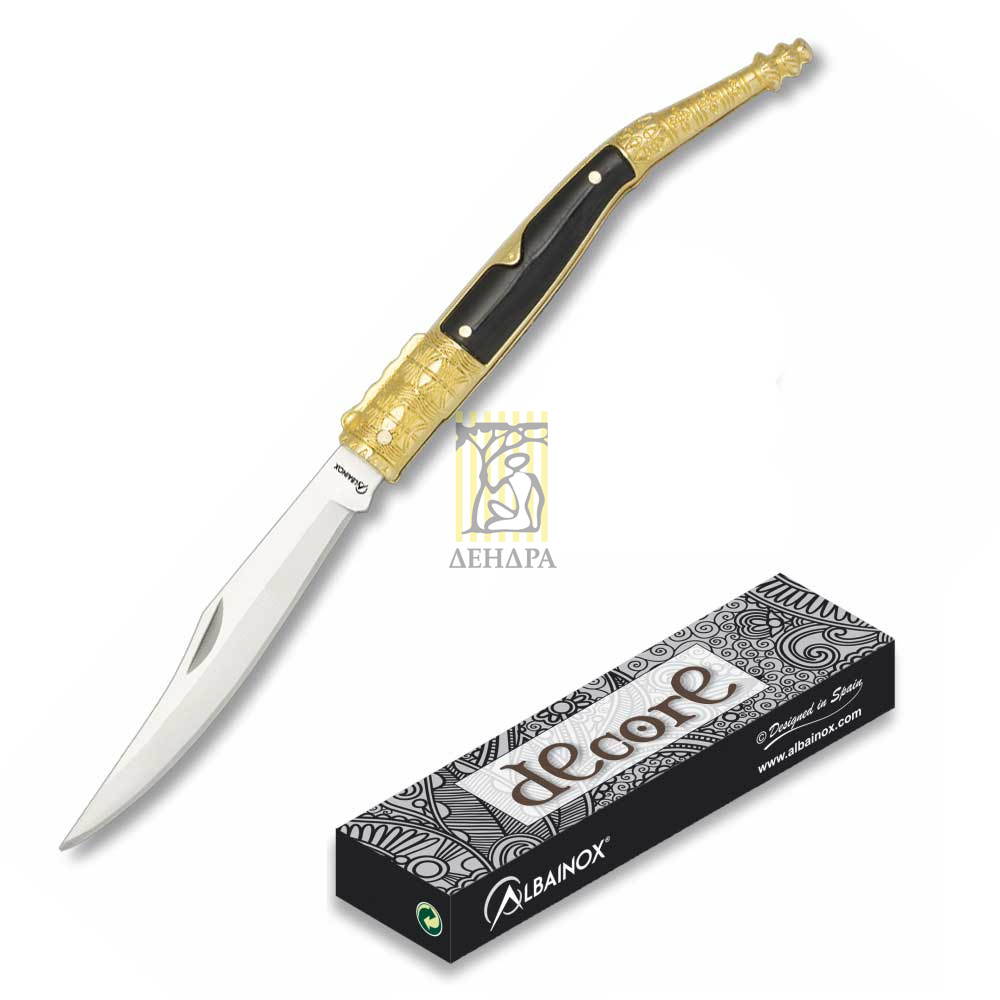 Нож складной наваха Albainox, длина клинка 8,5 см, материал клинка Stainless steel, рукоять Zamak пл