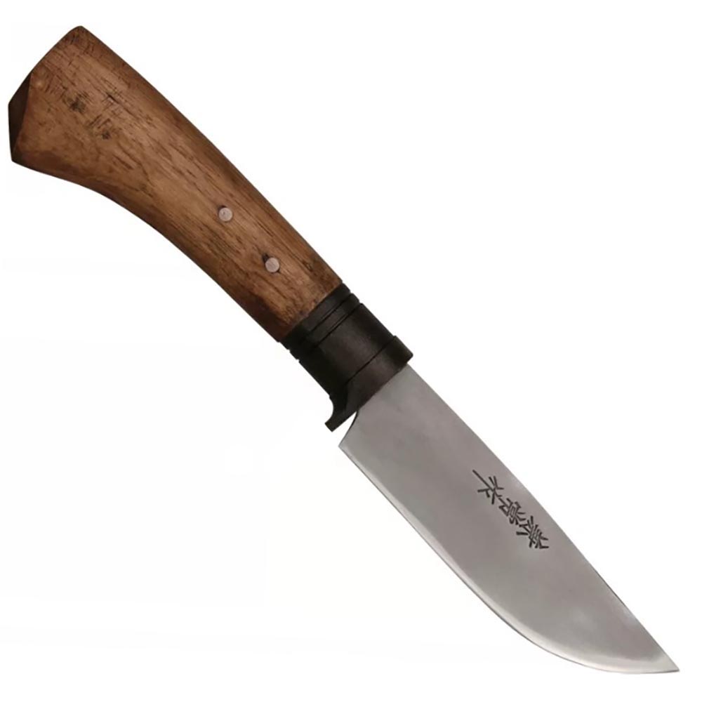 Нож "Sazanami Bokashi" с фиксированным клинком, сердцевина из высокоуглеродистой стали SRK-8 / покры