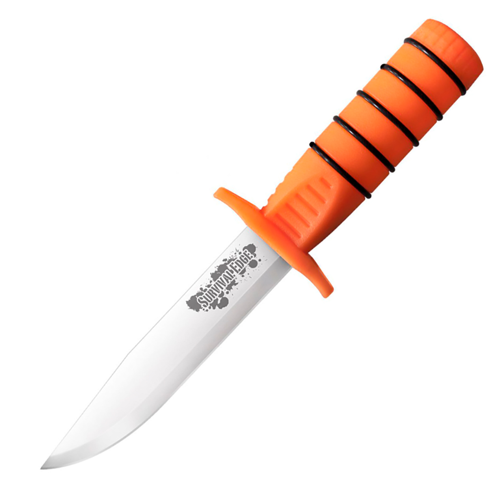 Нож "Survival Edge" с фиксированным клинком, сталь German 4116, длина клинка 5", рукоять пластик, цв