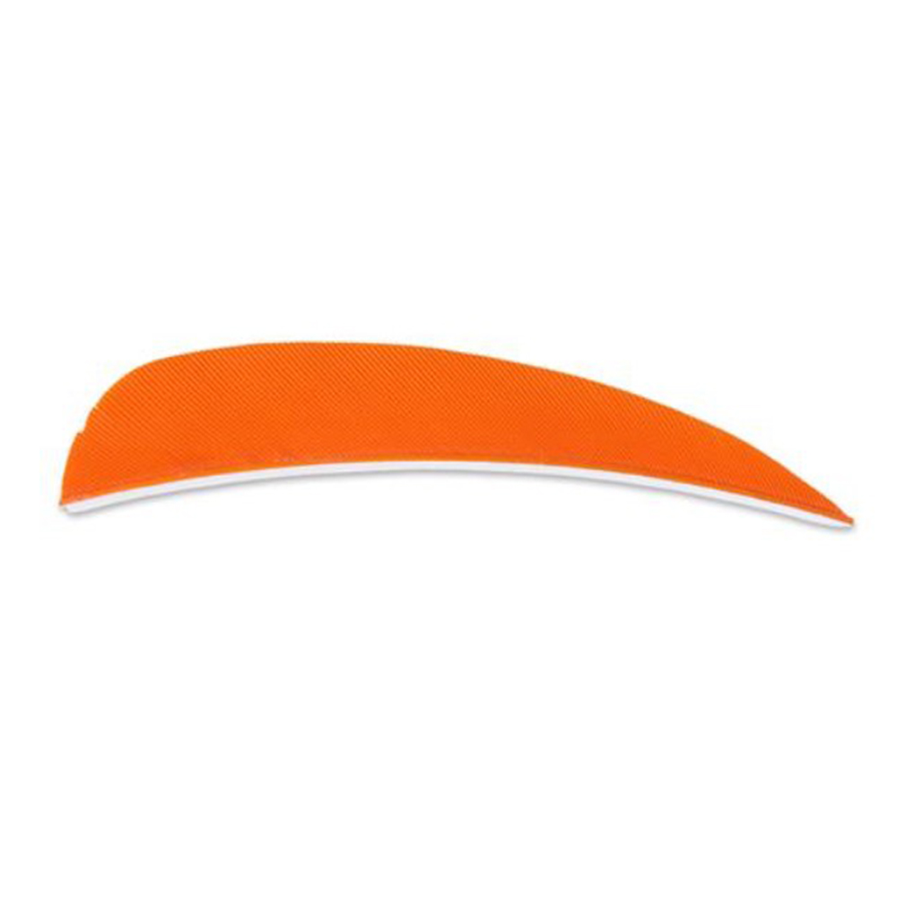 Оперение для стрел Buck Trail, форма Round, размер 3", цвет оранжевый, 100 шт/уп