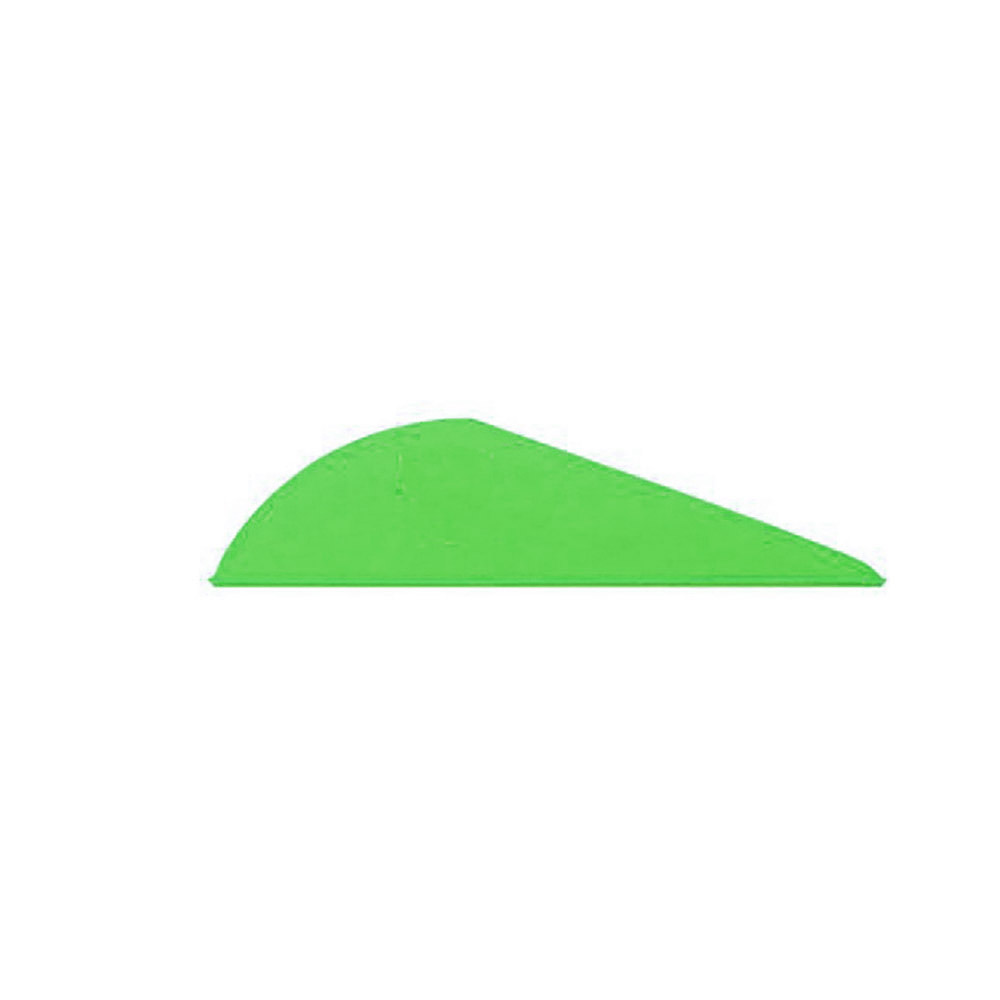 Оперение для стрел Parabolic, размер 2", цвет зеленый, 1 шт