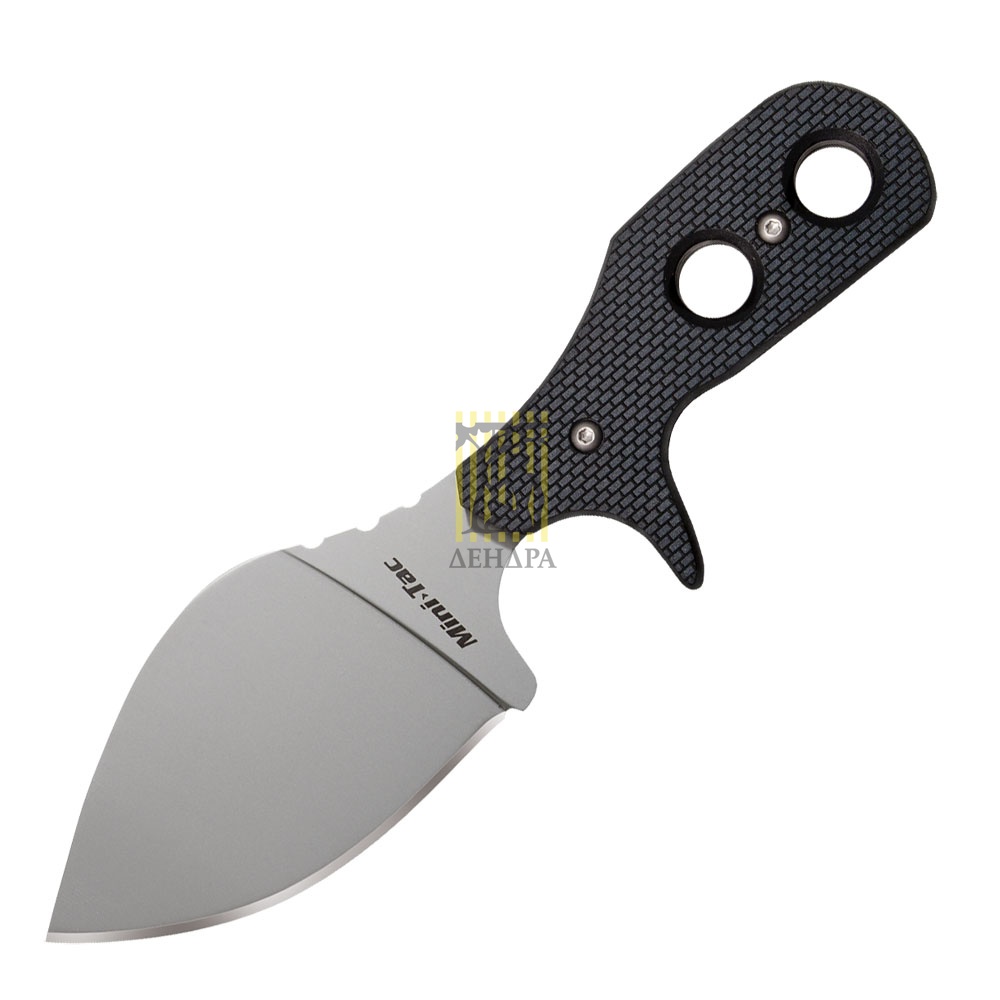 Нож "Mini Tac Beaver Tail" с фиксированным клинком,  AUS 8A, рукоять искуств. пластик G-10, чехол