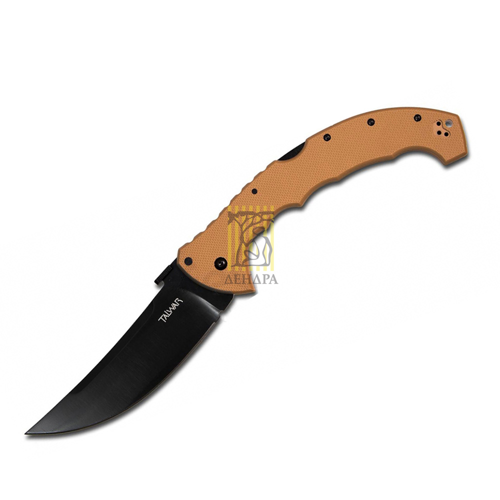 Нож "Talwar" складной, клинок классический 5,5", сталь AUS8A, рукоять G-10, светло-коричневая, клипс
