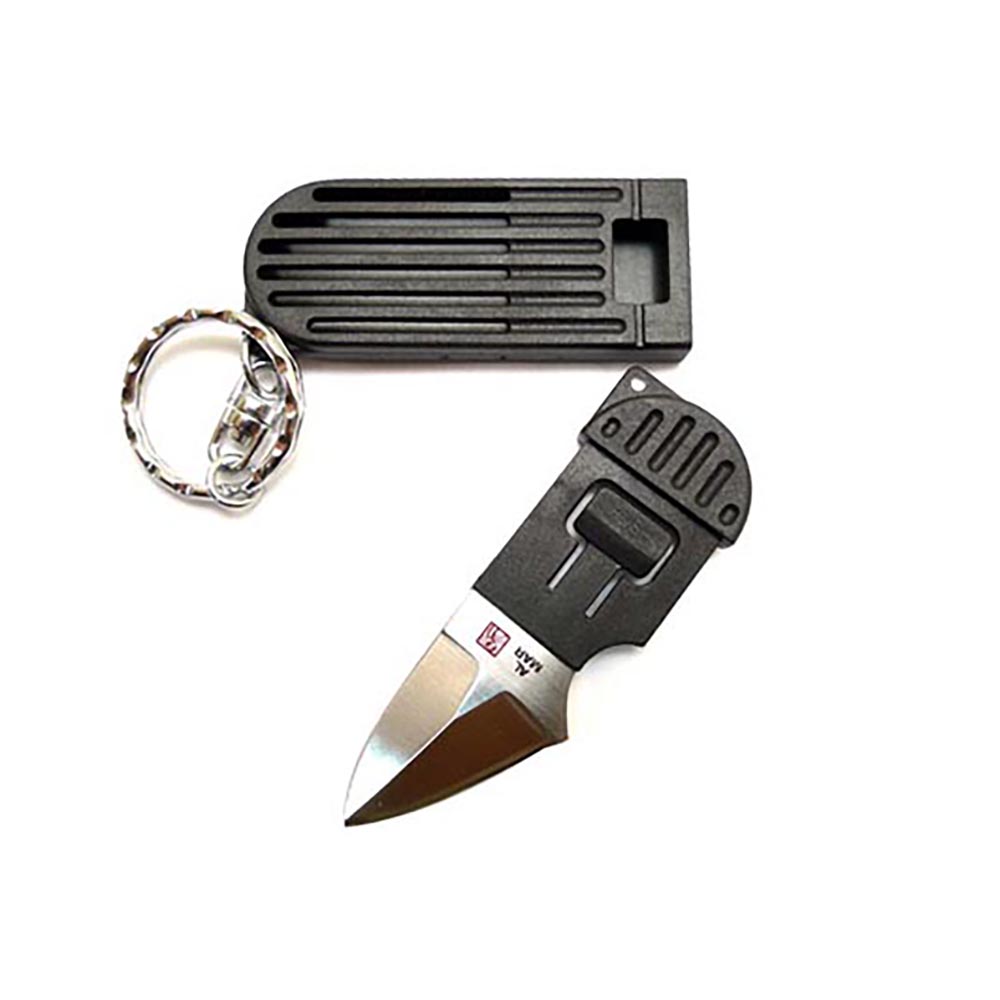 Нож-брелок AL MAR,сталь 440,ножны пластик