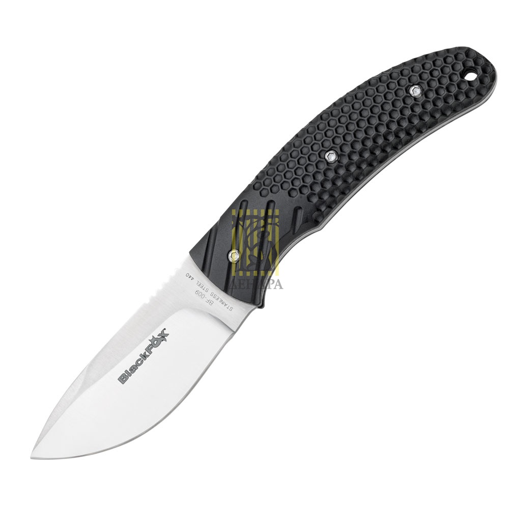 Нож "BLACK FOX", фиксированный клинок, сталь 440A, твердость 57 HRC, рукоять усиленный фиберглассом