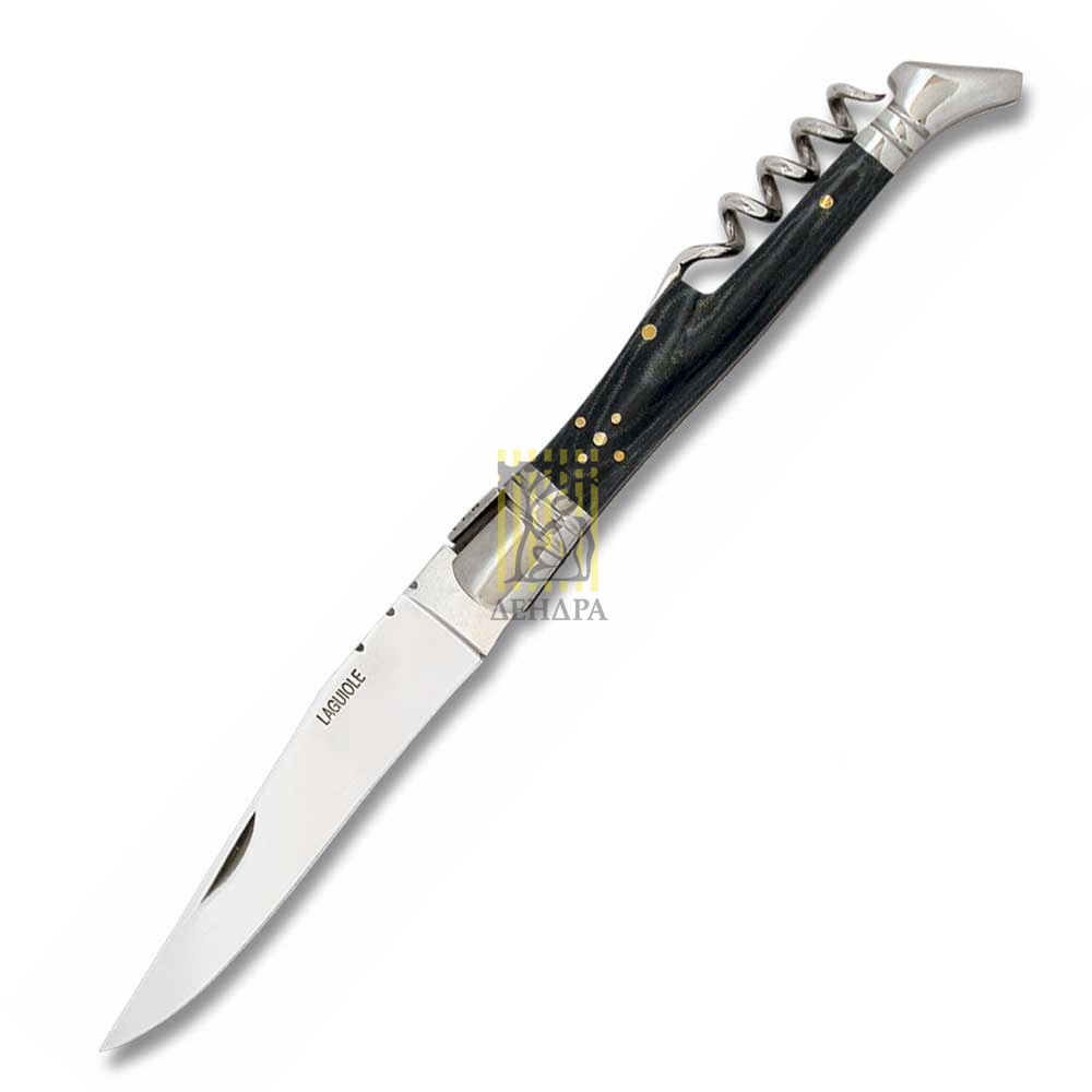 Нож складной наваха LAGUIOLE, трещетка, длина клинка 9,5 см, материал клинка Stainless Steel, рукоят