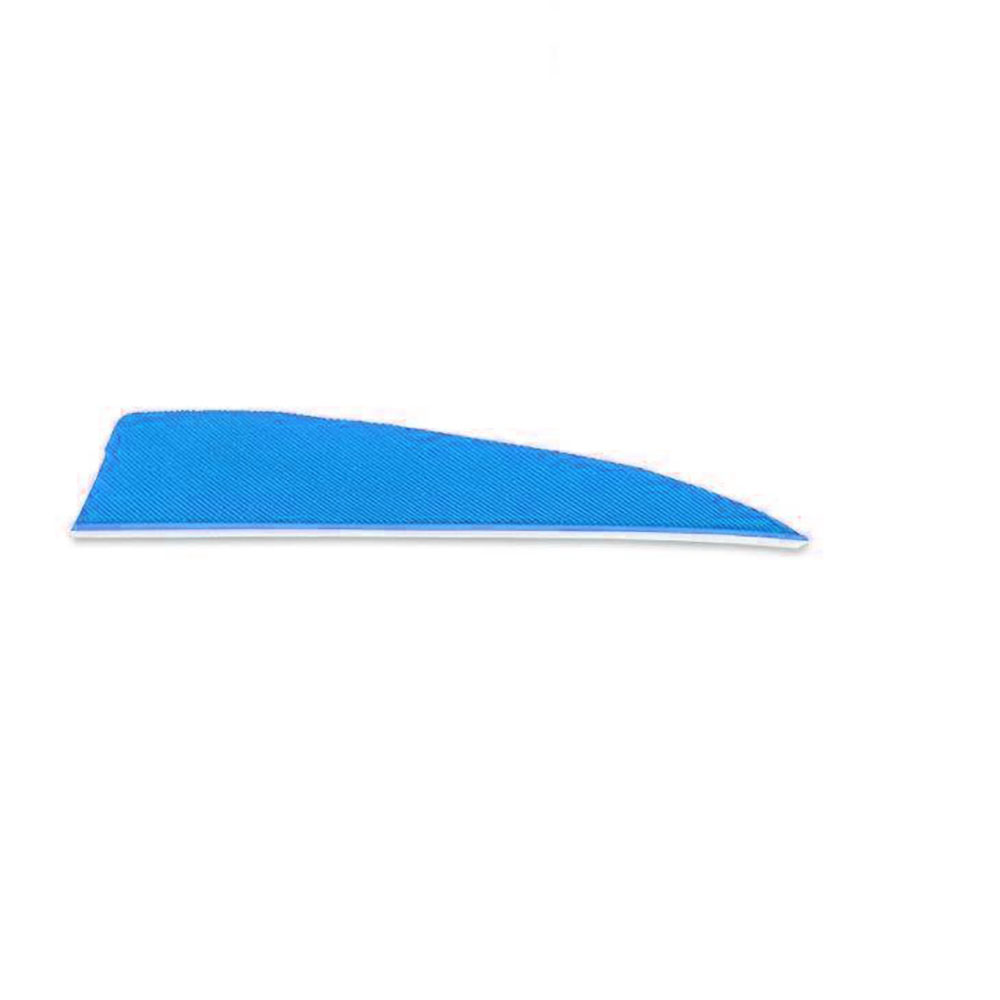 Оперение для стрел Gateway Feathers, форма Shield, размер 3", цвет синий 100 шт/уп