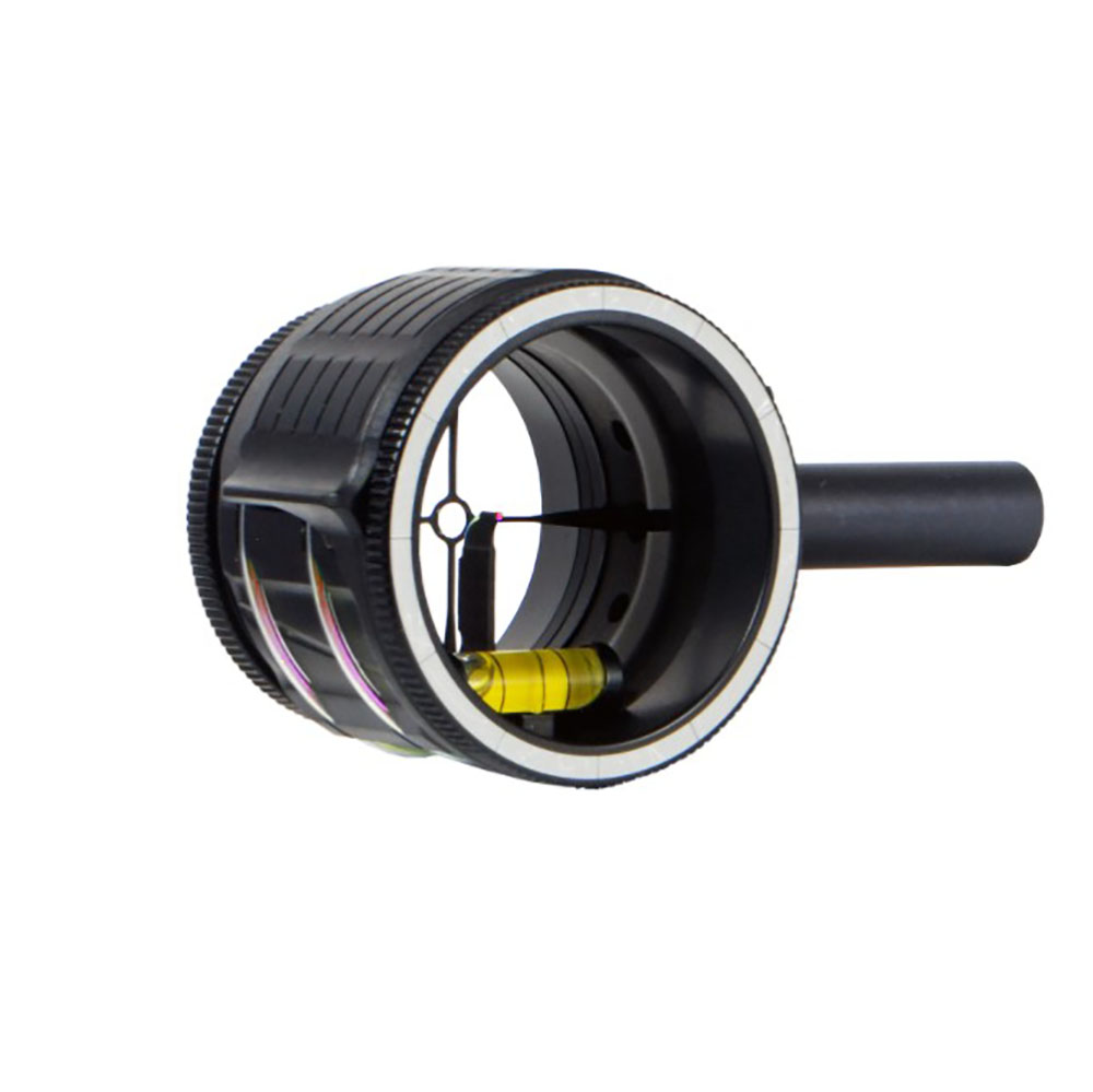Скоп для блочного лука AXCEL , диаметр 41 мм с красным индикатором прицеливания, цвет черный