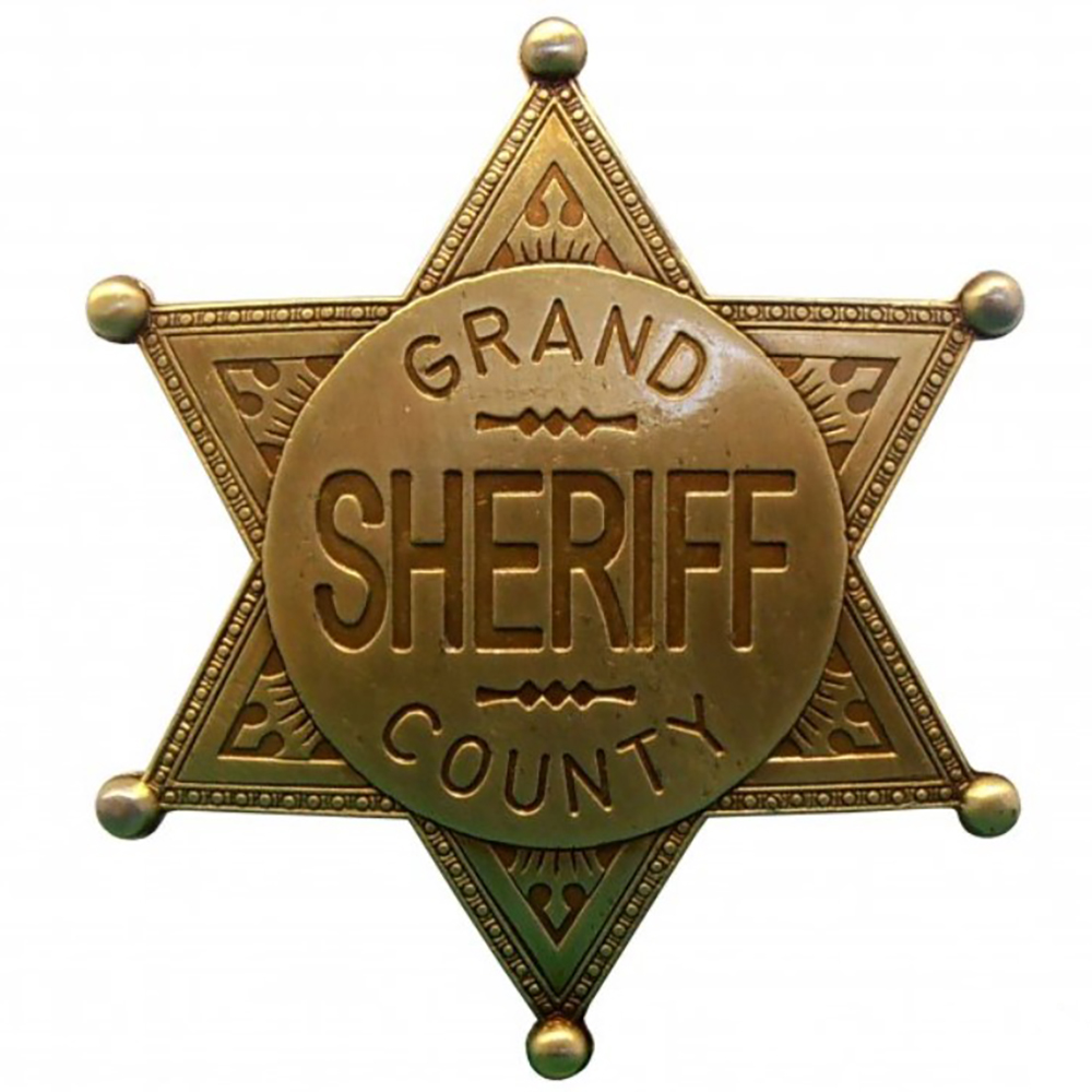 Значок шерифа (шестиконечная звезда), латунь