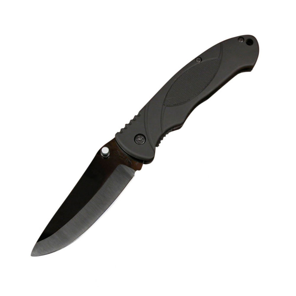 Нож складной,клинок черная керамика, 8,3 см, рукоять резина