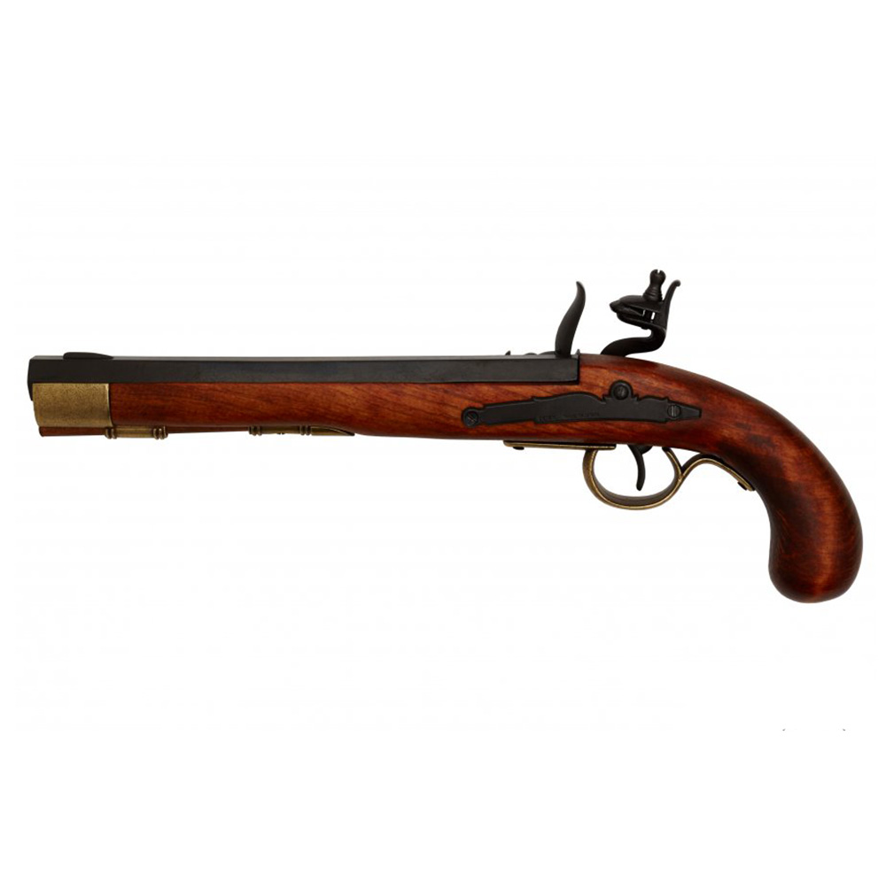 Пистолет Кентукки кремневый, репродукция из дерева и металла с имитацией механизма заряжания и стрел