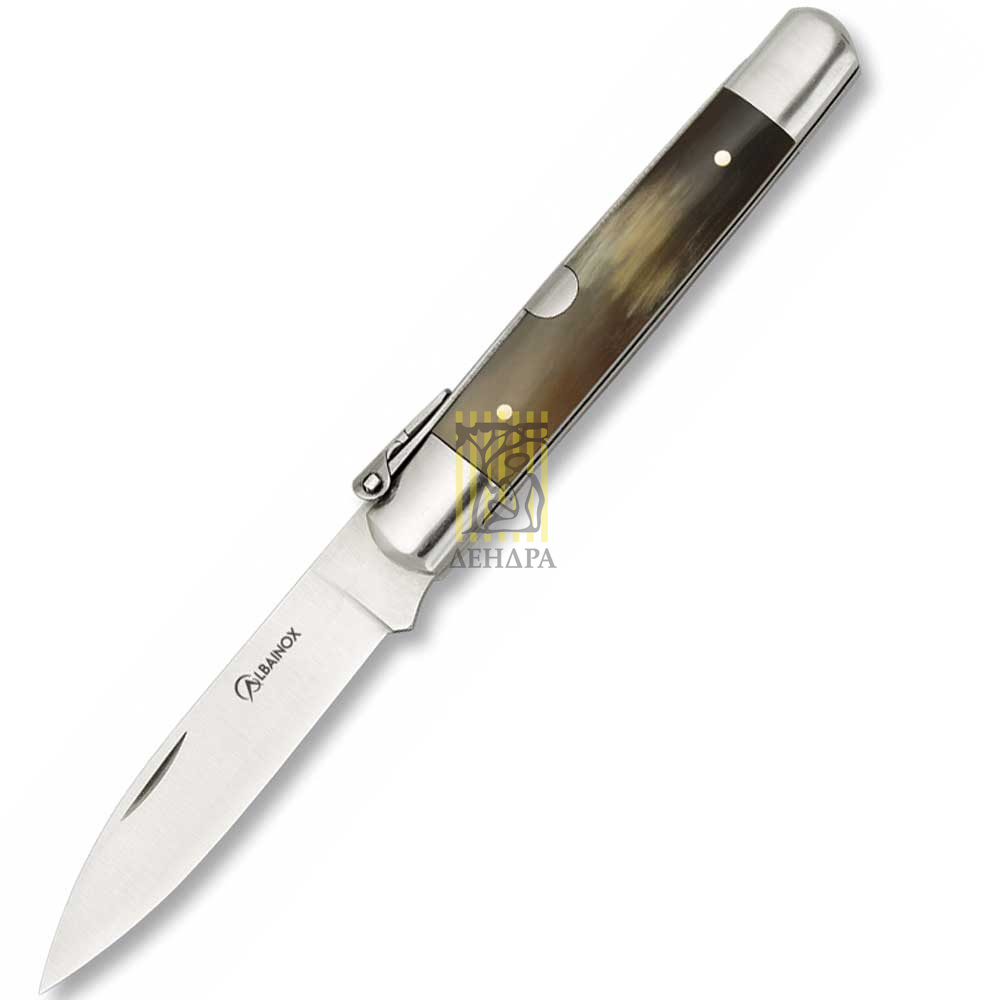 Нож складной наваха MACHETE, длина клинка 8,5 см, материал клинка Carbon Steel, рукоять рог буйвола,