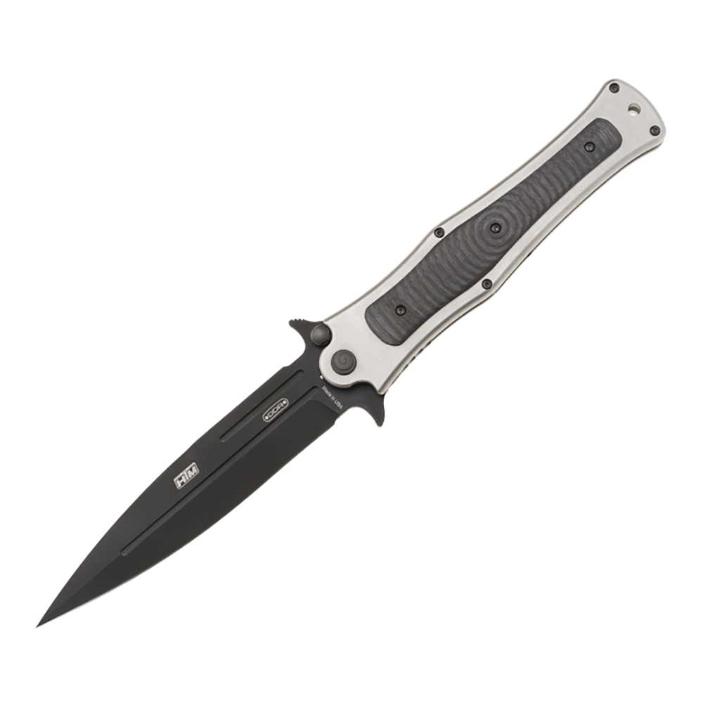 Нож MADD MAXX 5.5 складной подпружиненный, покрытие DLC, рукоять c карбон.вставками