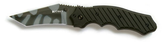 Нож Triumph Tiger скл,AUS 8,подпружин,рук.черн.G10, шт