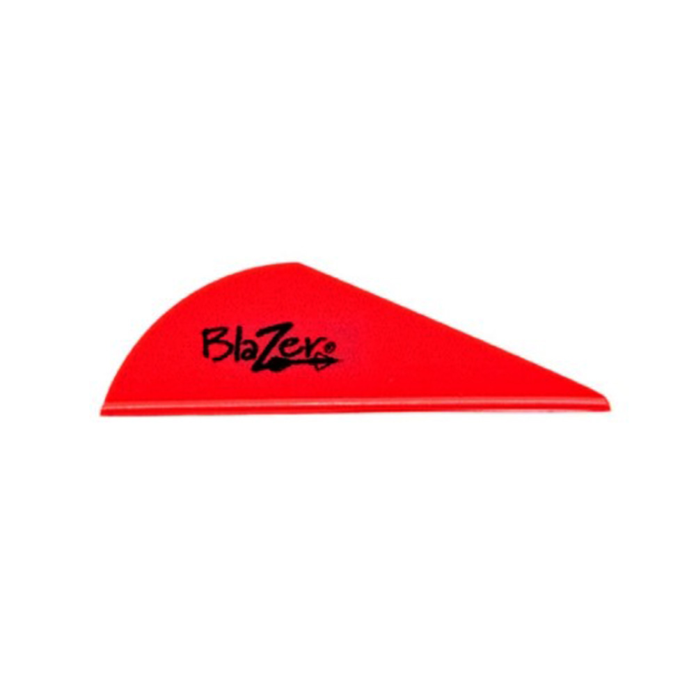 Оперение для стрел пластиковое Blazer, размер 2", цвет красный, производитель Bohning, 100 шт. в упа
