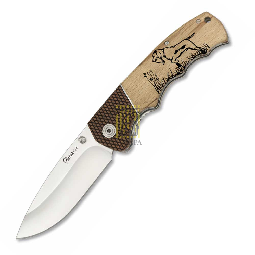 Нож складной наваха, длина клинка 9 см, материал клинка Stainless steel, рукоять дерево