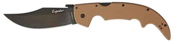 Нож "G-10 Espada (Large)" большой складной, сталь AUS 8A, матовое покрытие, рукоять пластик G10, све