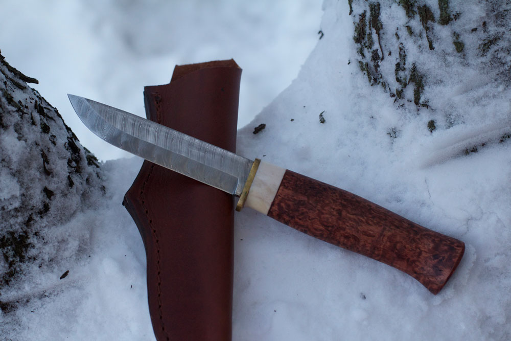 Финский нож, сталь N690