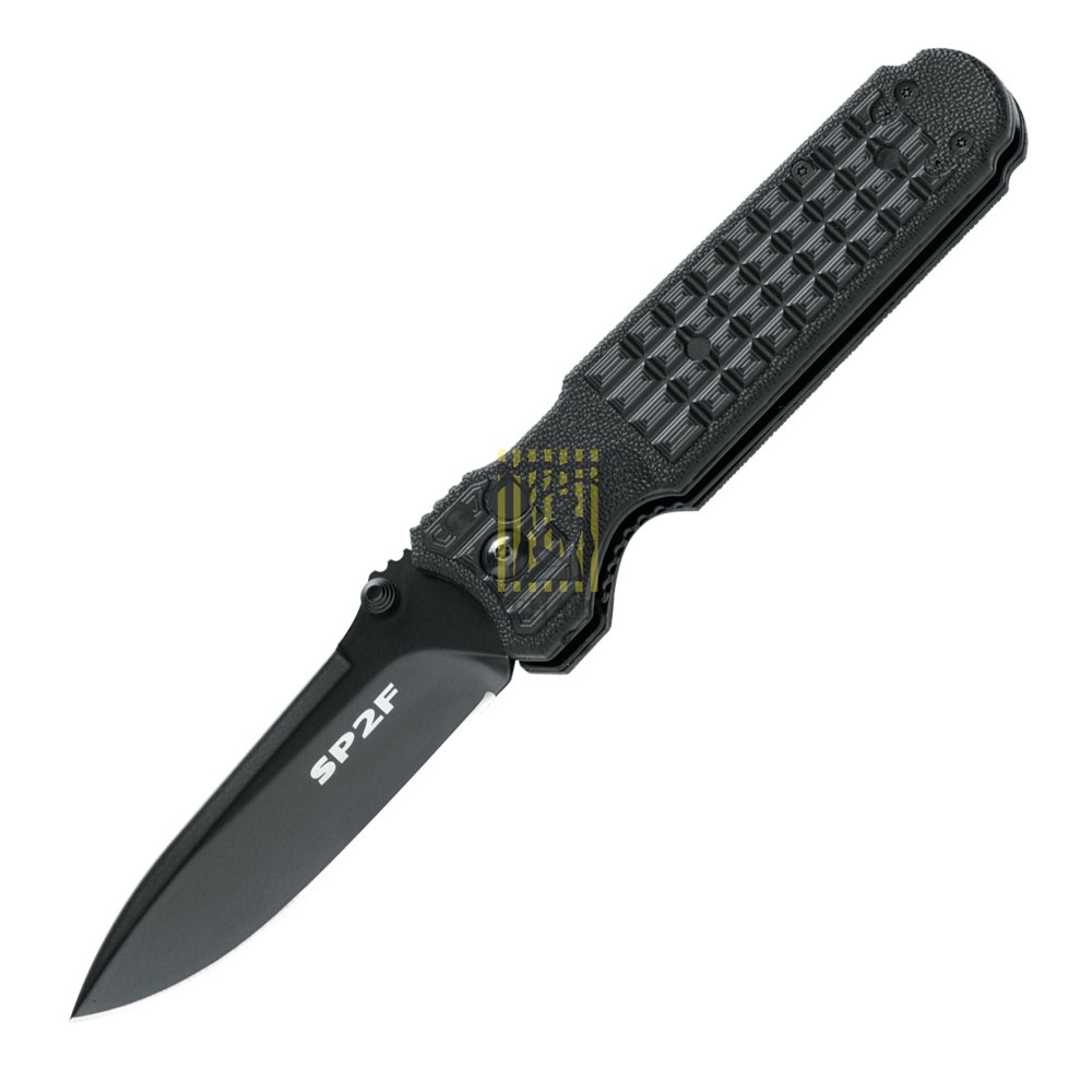 Нож "FOX PREDATOR 2F" складной, рукоять черный пластик