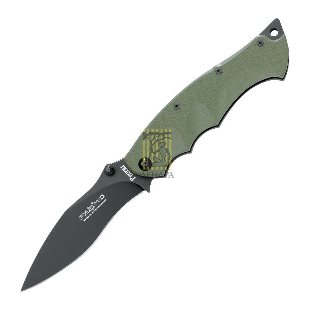 Нож "FOX BLADE TECH PROFILI TACTICAL"  складной, сталь N690Co, твердость HRC 59-60, зеленый,рукоять