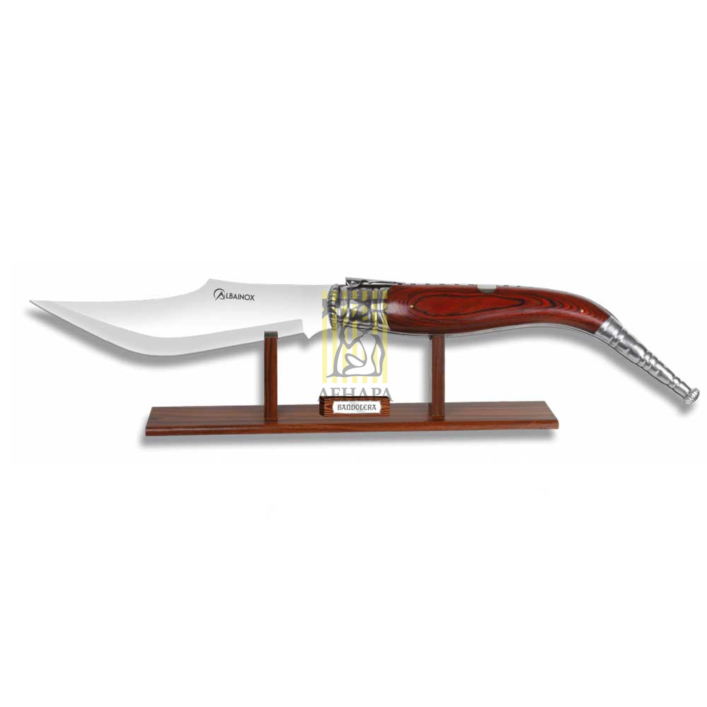 Нож складной наваха BANDOLERA SUPER, трещетка, длина клинка 35 см, материал клинка Stainless Steel,