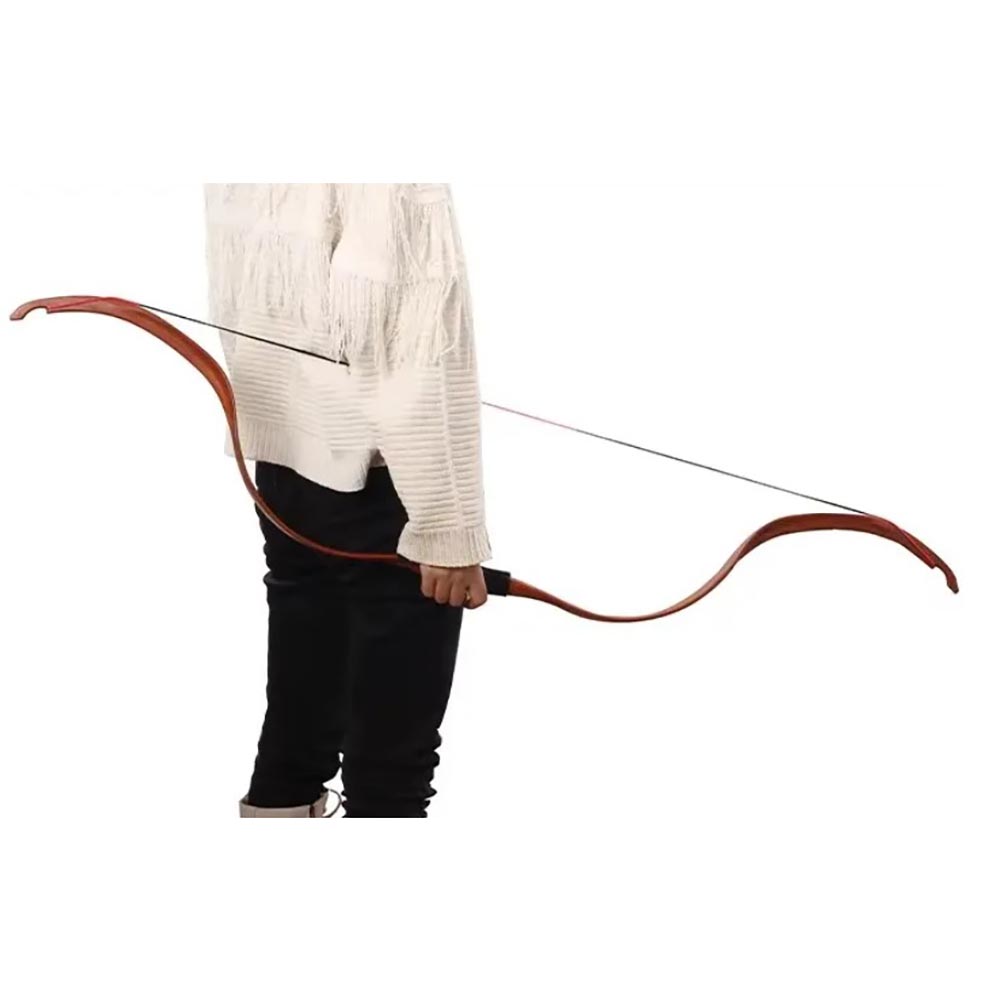 Лук традиционный монгольский разборный, сила 25 фунтов, цвет натуральное дерево