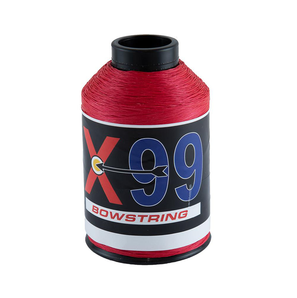 Нить для изготовления тетивы X99, вес 1/4 фунта, производитель BCY, цвет красный