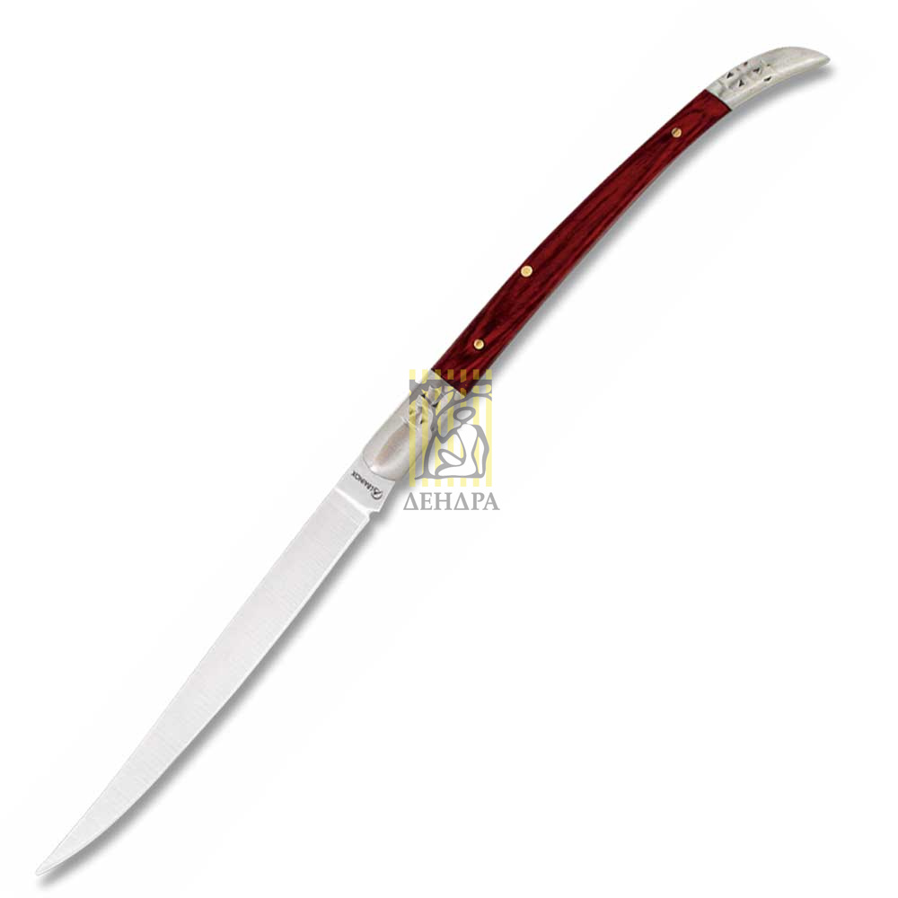 Нож складной наваха ESTILETE, длина клинка 10,6 см, материал клинка Stainless Steel, рукоять красное