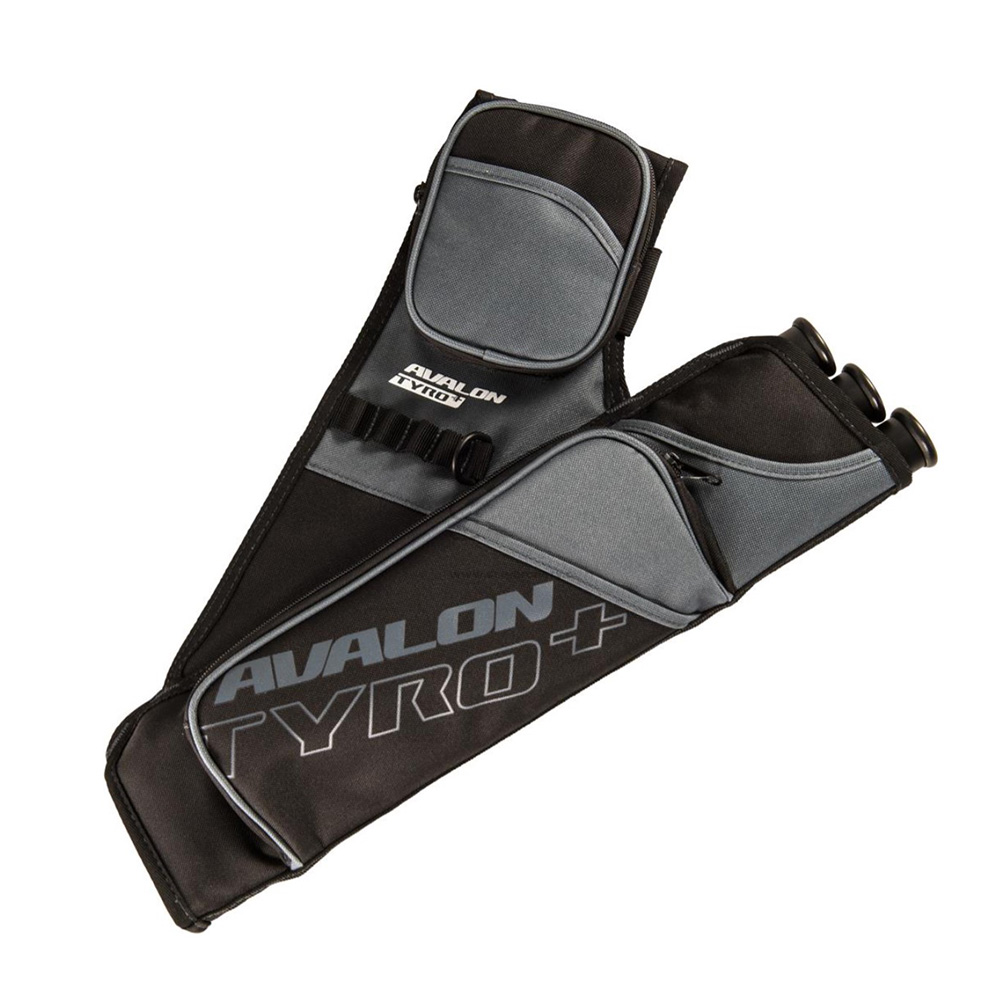 Кивер Tyro Plus, 3 трубки, ремень, 2 кармана, для правшей, цвет серый