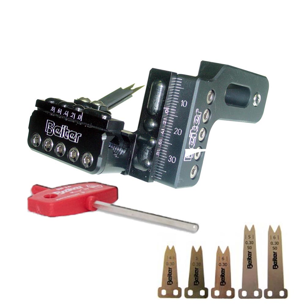 Полочка для блочного лука с микронастройками, правая, производитель Beiter, цвет черный