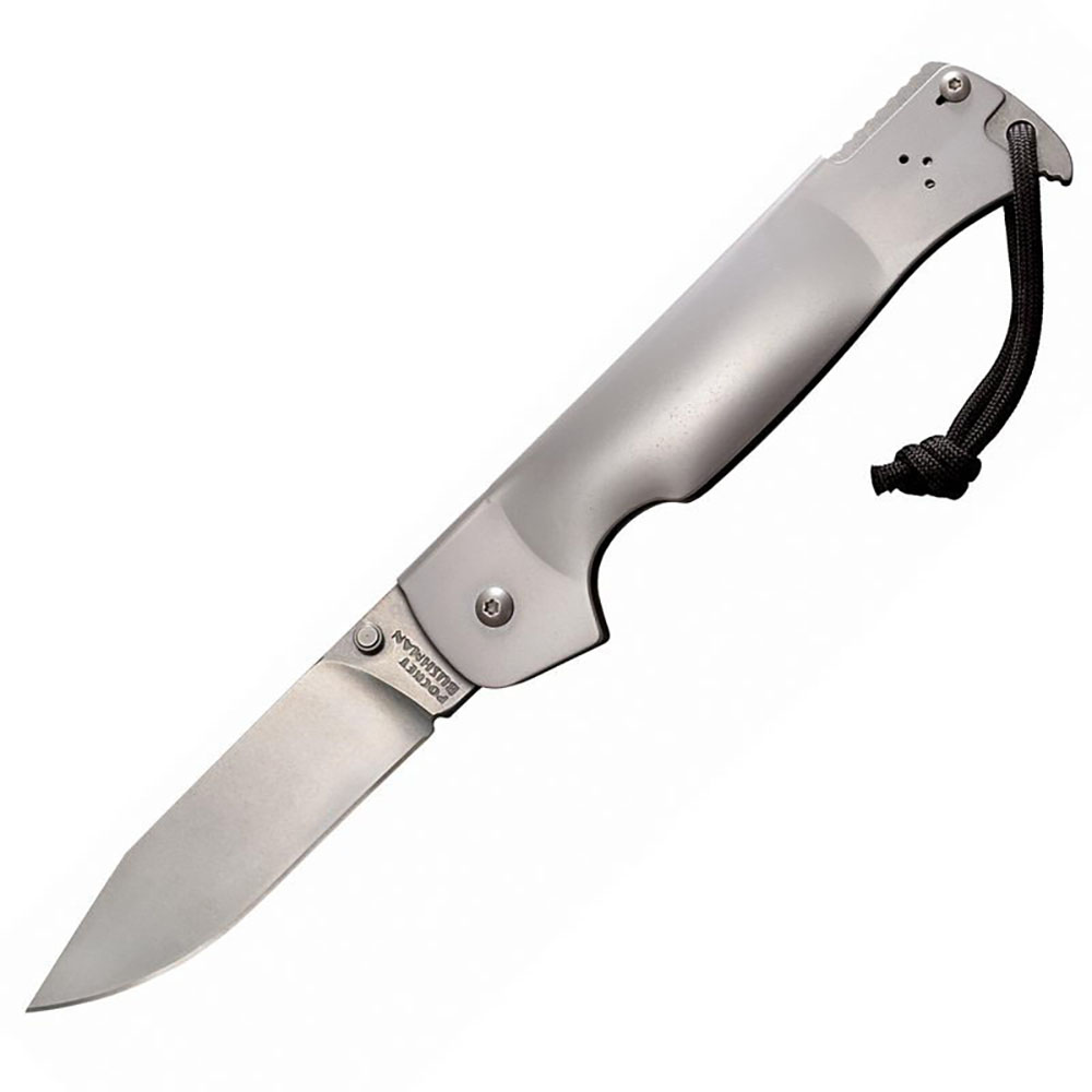 Нож Pocket Bushman складной, сталь German 4116, длина клинка 4 1/2", рукоять нержавеющая сталь, клип
