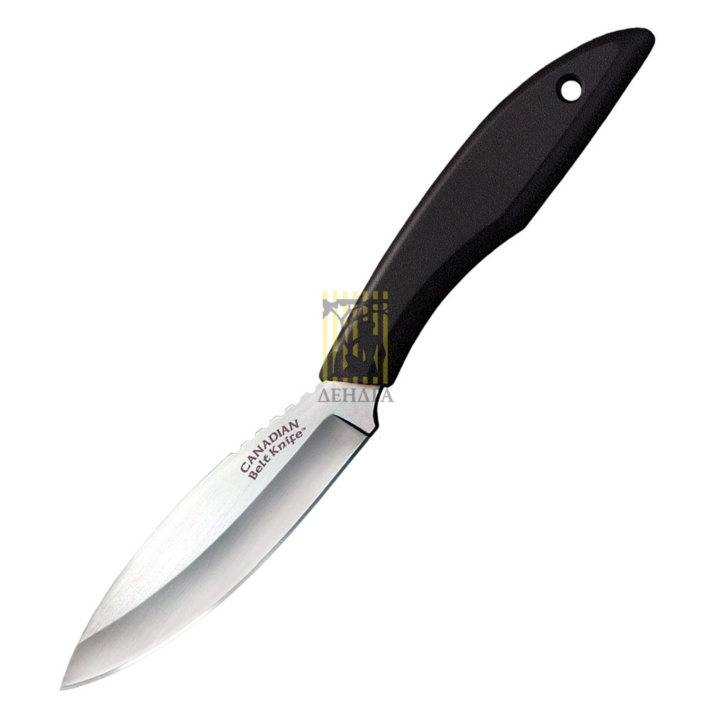 Нож "Canadian Belt Knife" с фиксированным клинком, сталь German 4116, длина клинка 4", рукоять черны