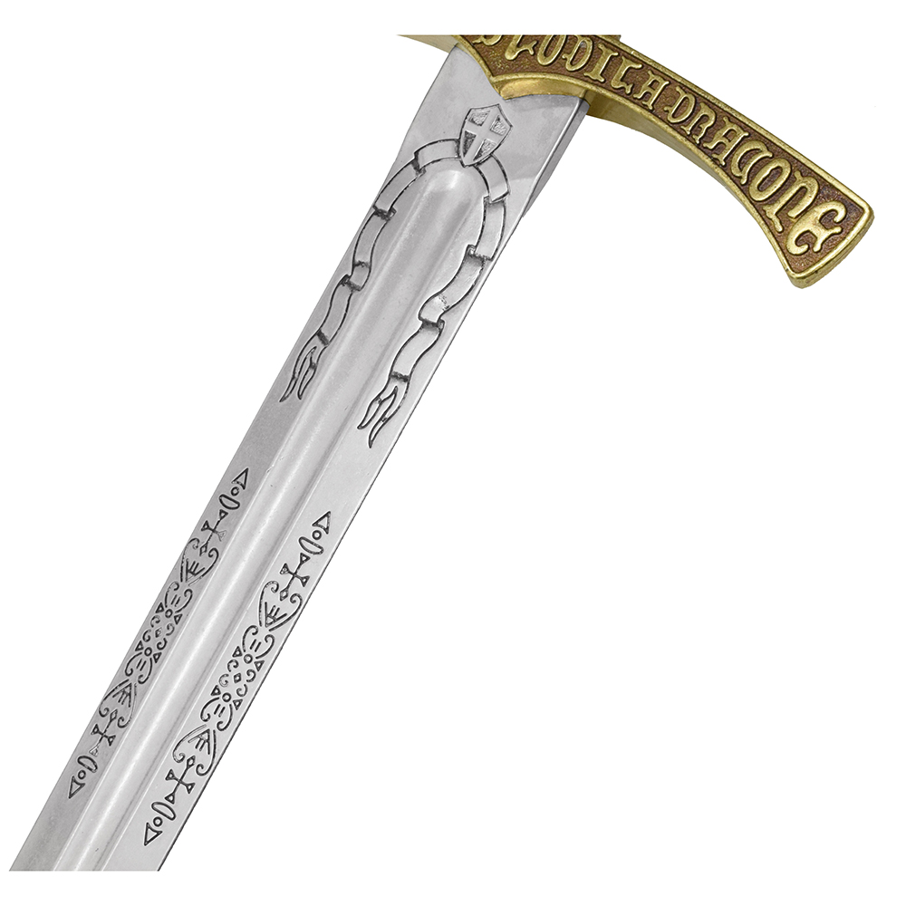 Средневековый меч, Франция, XIV век, металлическая  рукоять, без ножен.