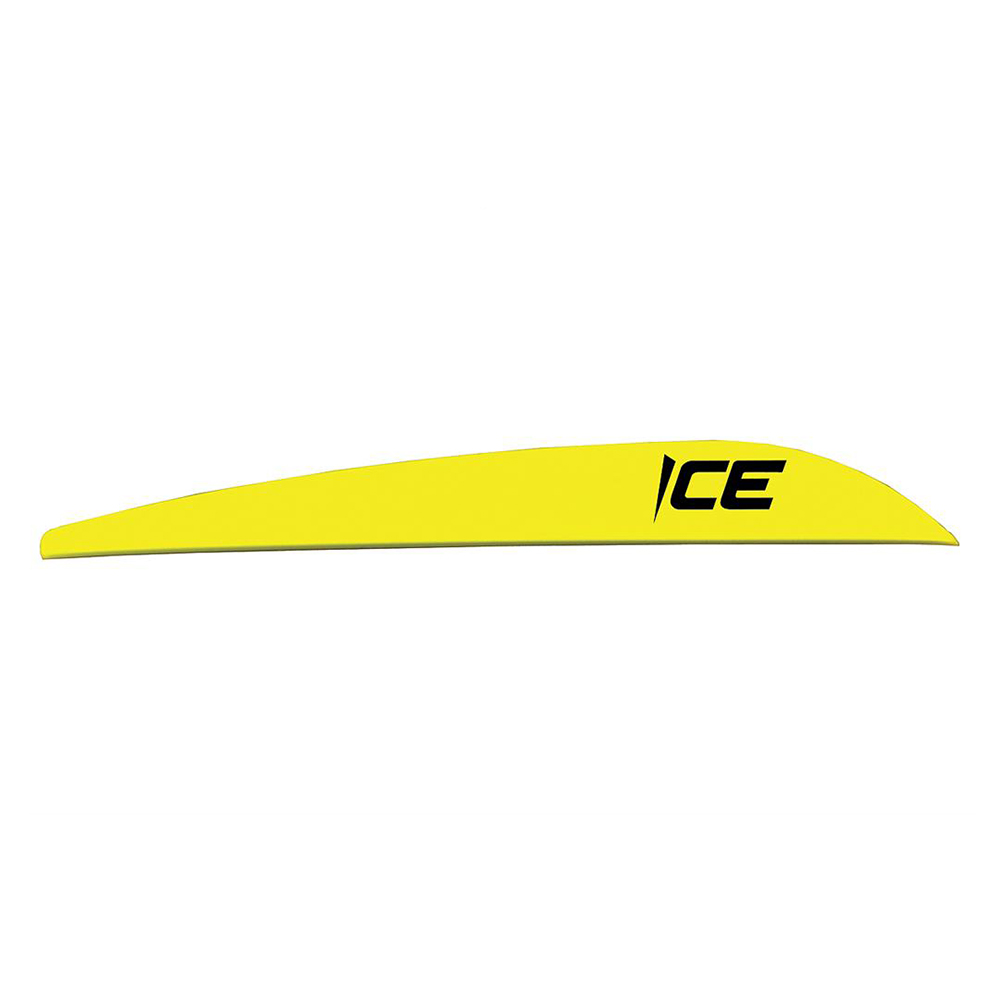 Оперение пластиковое Ice, размер 3", производитель Bohning, цвет неоново-желтый, 100 шт. в упаковке