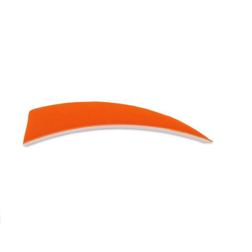 Оперение для стрел Buck Trail, форма Shield, размер 4", цвет оранжевый, 100 шт/уп