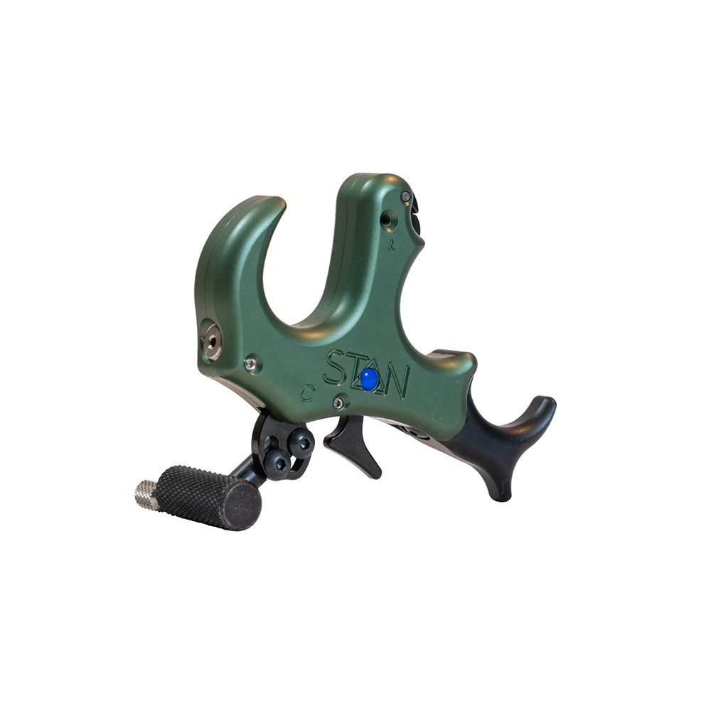 Релиз для лука Onnex кликер, Т-образный, производитель Stan, размер L, цвет серо-зеленый с черным