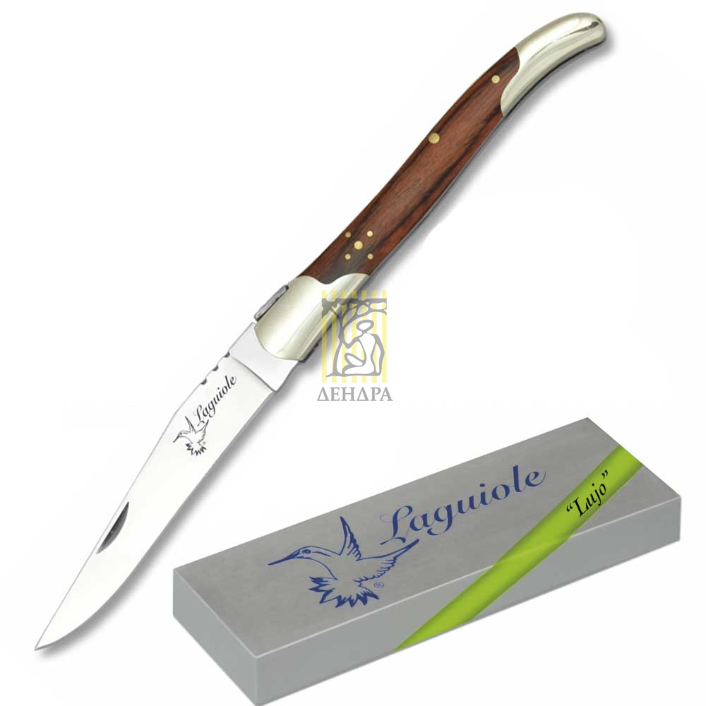 Нож складной наваха LAGUIOLE, длина клинка 9,5 см, материал клинка Stainless Steel, рукоять стабилиз