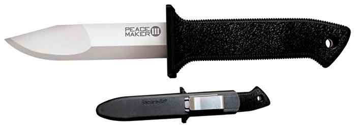 Нож "Peace Maker III" с фиксированным клинком, сталь 4116, рукоять пластик Kray-Ex™, цвет черный, че