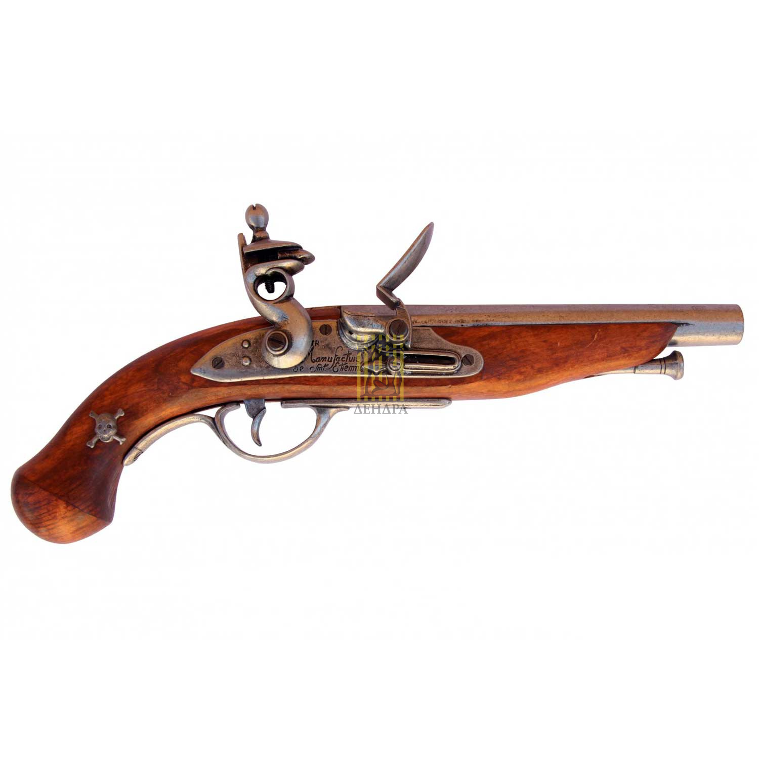 Пистолет пиратский кремневый, Франция, 18 век