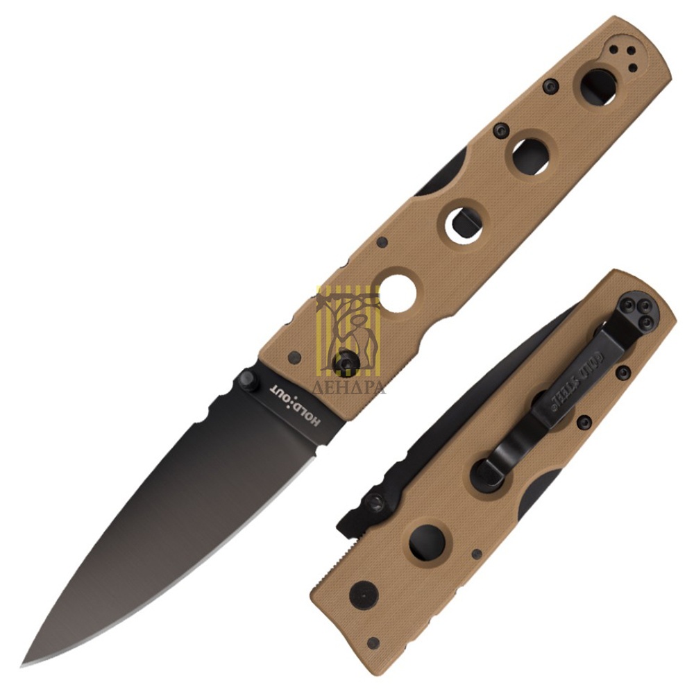Нож "Hold Out II" складной, сталь Carpenter CTS® XHP, рукоять пластик G-10, цвет светло-коричневый,