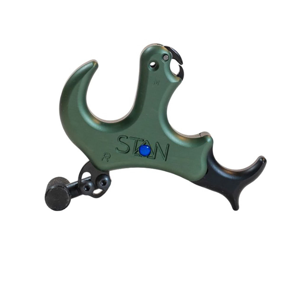 Релиз для лука ONNEX тяговый, Т-образный, производитель Stan, размер M, цвет серо-зеленый с черны