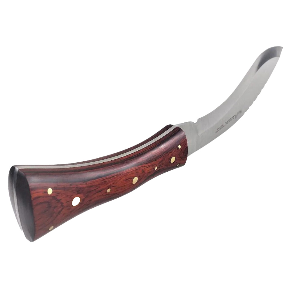 Нож "Kukri", клинок 26 см, рукоять дерево, кожаный чехол