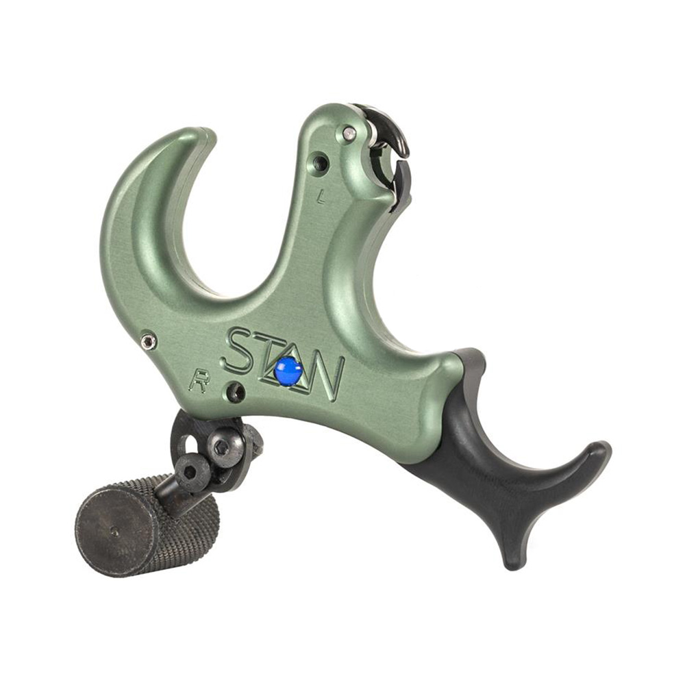 Релиз для лука ONNEX тяговый, Т-образный, производитель Stan, размер M, цвет серо-зеленый с черны