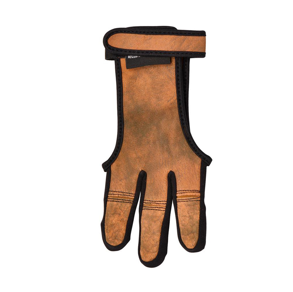 Перчатки Comfy для стрельбы из лука, материал кожа, пальцы усилены телячьей шкурой, размер M, произв