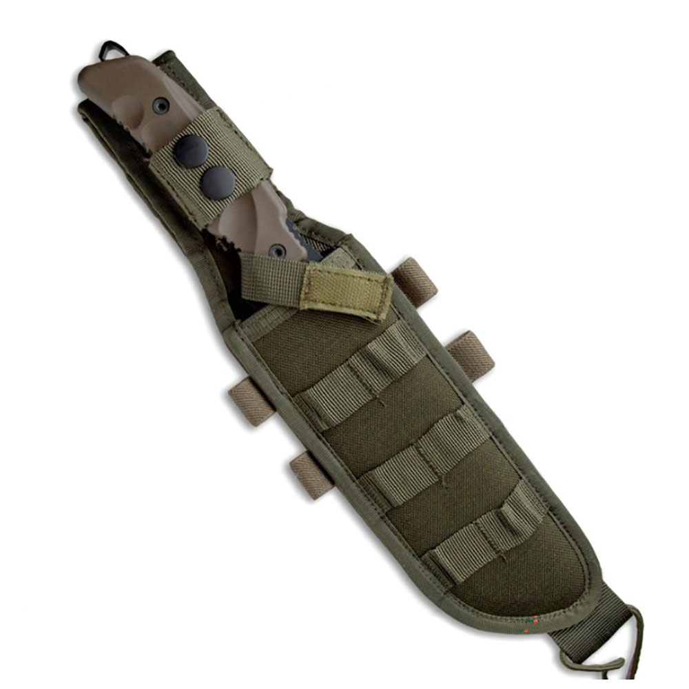 Нож "PARANG BUSCHRAFT-JUNGLE", фиксир. клинок, сталь N 690Со, твердость 60 HRC, тефлоновое покрытие,